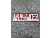 Enamel plate