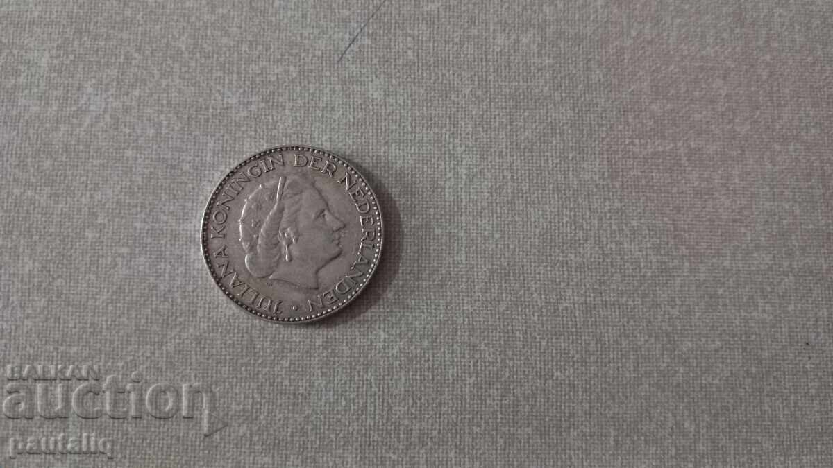 1 гулден Холандия 1954 г - Сребро с цена 15.00 лв. | € 7.67