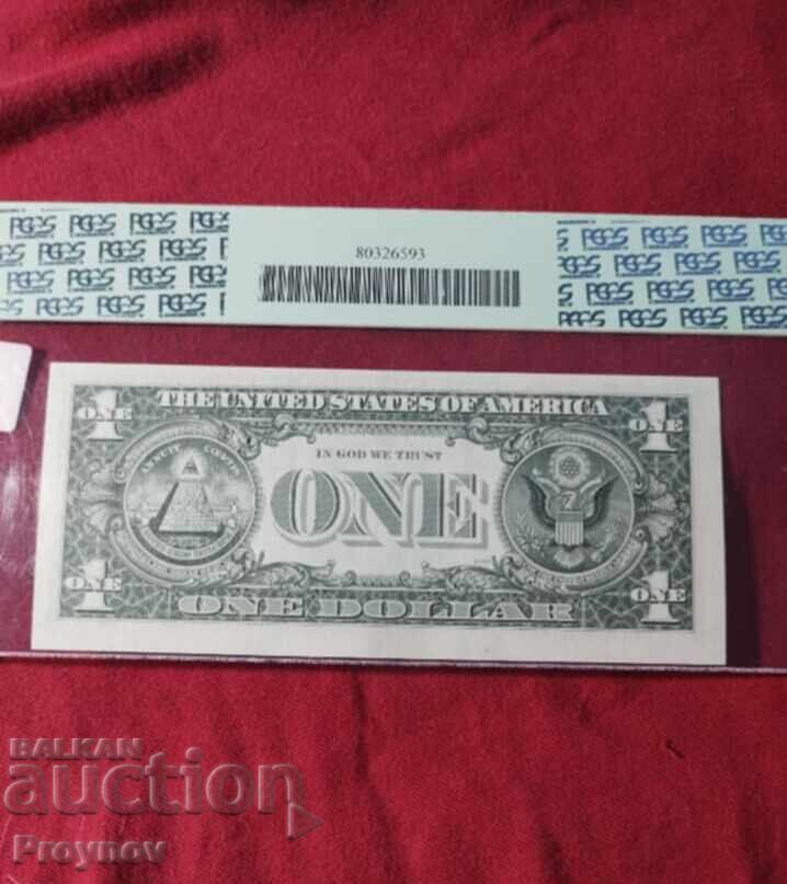 1 DOLLAR 1977A - 63PPQ ERROR - 5