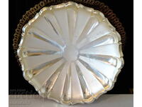 Silver-plated fruit bowl 30 cm, 520 g