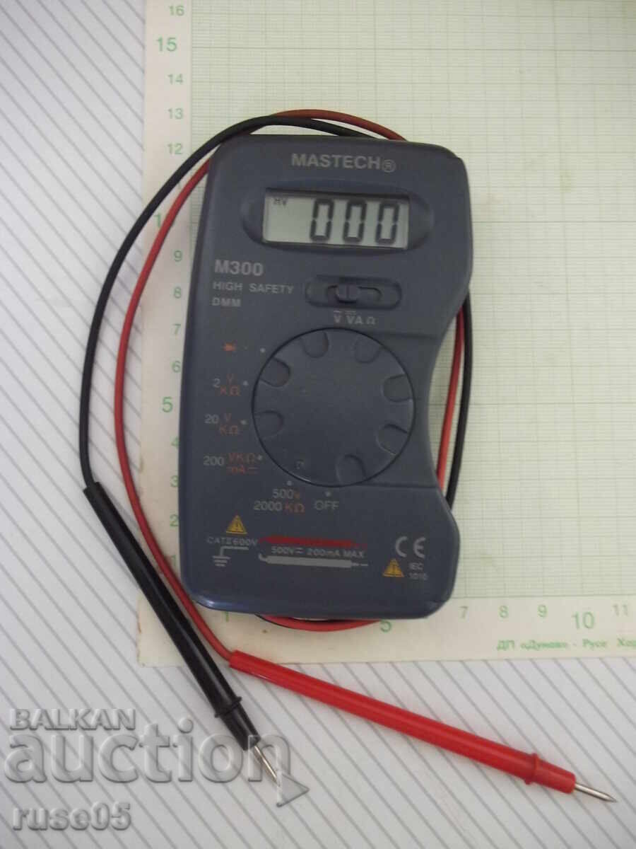 Multimeter "MASTECH-M300, LCD(2000), Vdc, Vac, Adc, Ohm" working - 5