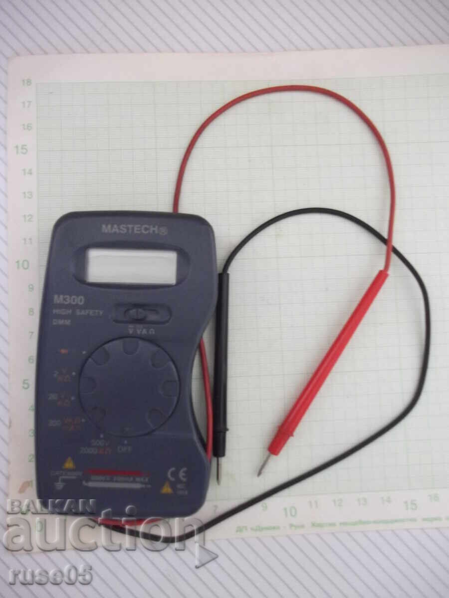 Multimeter "MASTECH-M300, LCD(2000), Vdc, Vac, Adc, Ohm" working - 6
