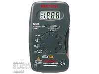 Multimetru "MASTECH-M300, LCD(2000), Vdc, Vac, Adc, Ohm" funcțional