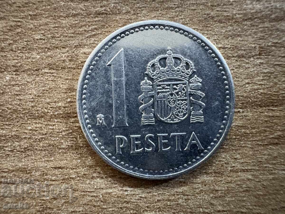 Испания - 1 песета (1988)