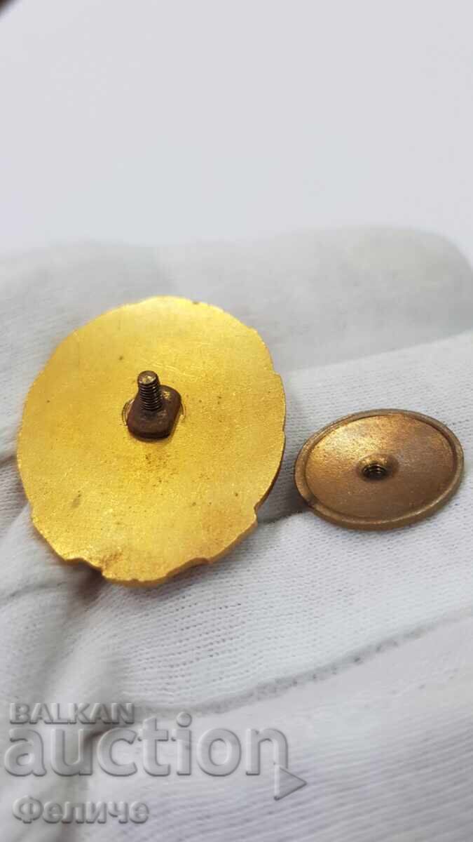 Колекционен знак Школа Запасни Офицери Н. Вапцаров - 5