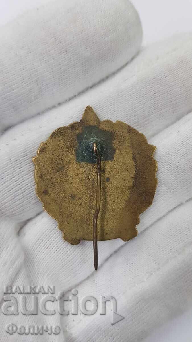 Ранен рядък знак, значка Отличник - Стрелба 1950 г. Стрелец с цена 140.00 лв. | € 71.58