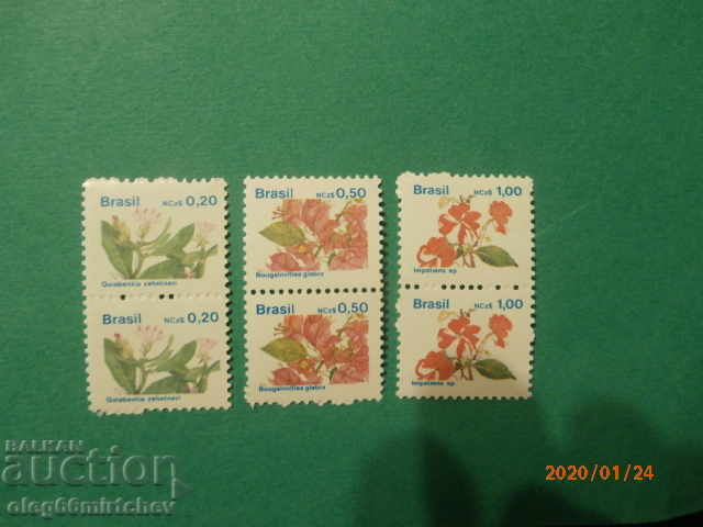 Brazil 1989 MI№ 2303/5 FLOWERS