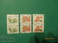 Brazil 1989 MI№ 2303/5 FLOWERS
