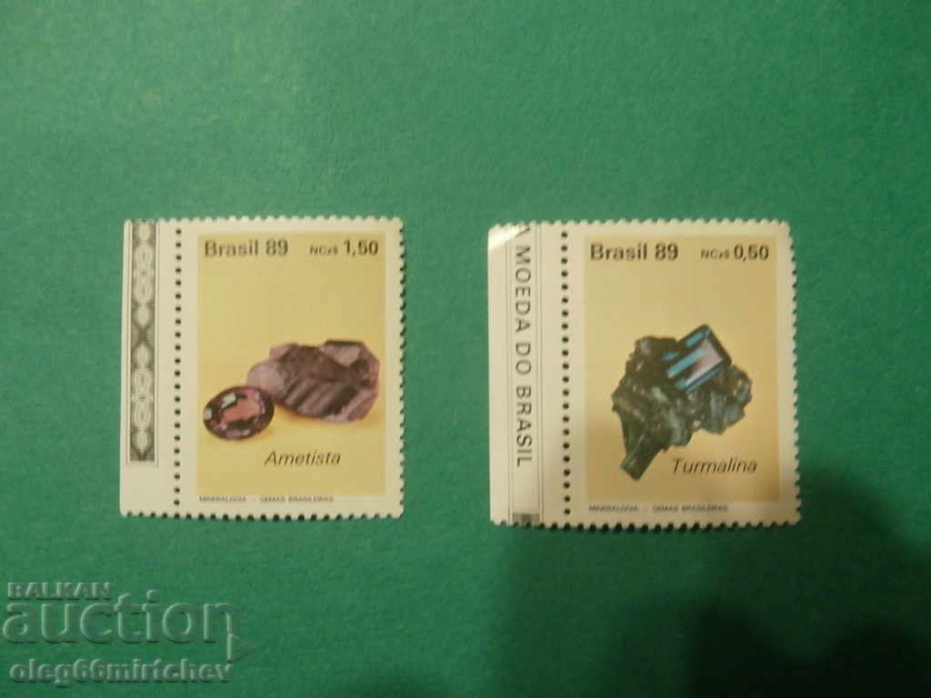 Βραζιλία 1989 MINERALS - καθαρό Βραζιλία 1989 MINERALS - καθαρό