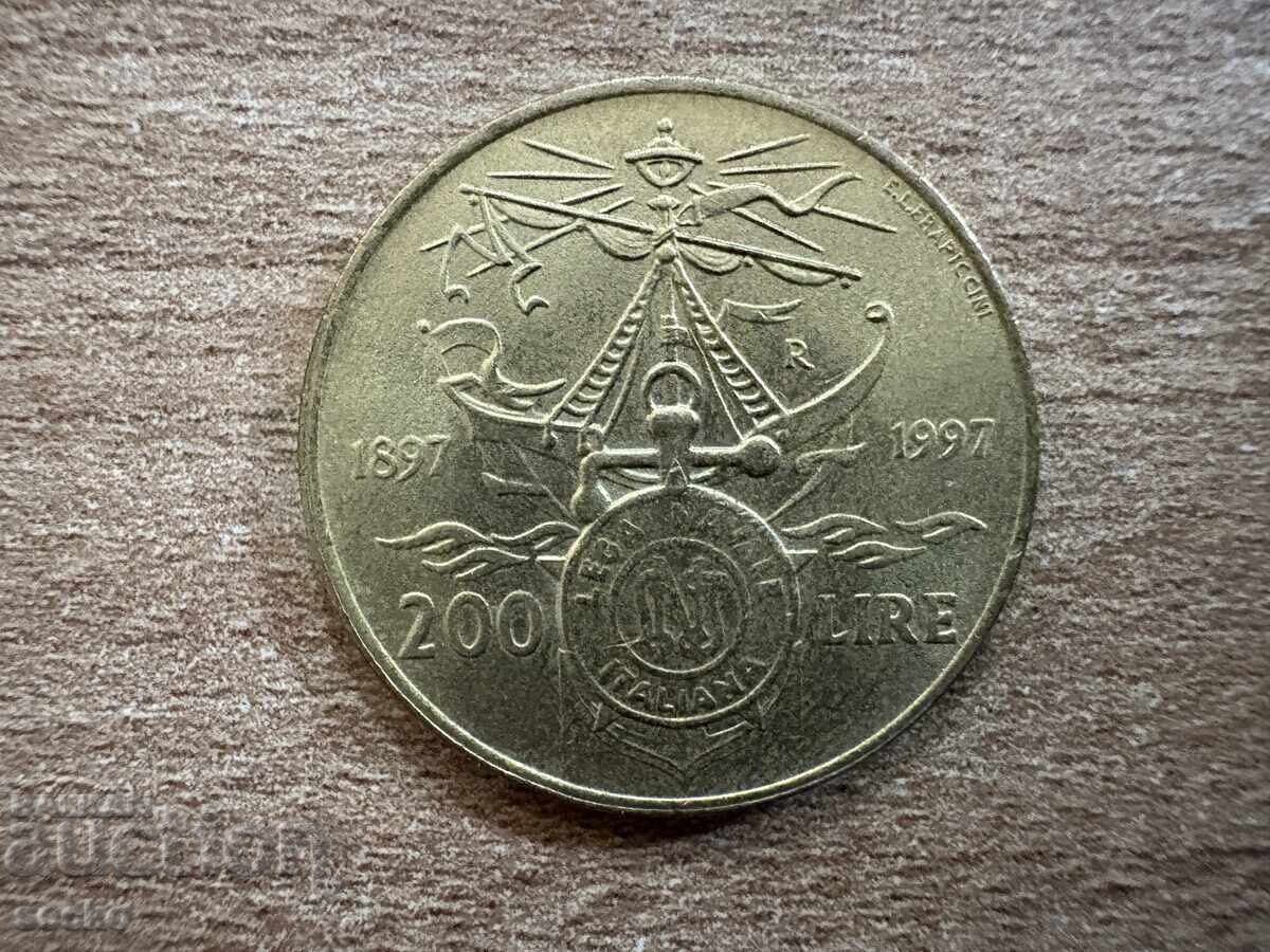 Ιταλία - 200 λιρών (1997) - 100 γρ. από την ίδρυση της Ιταλία - 200 λιρών (1997) - 100 γρ. από την ίδρυση της
