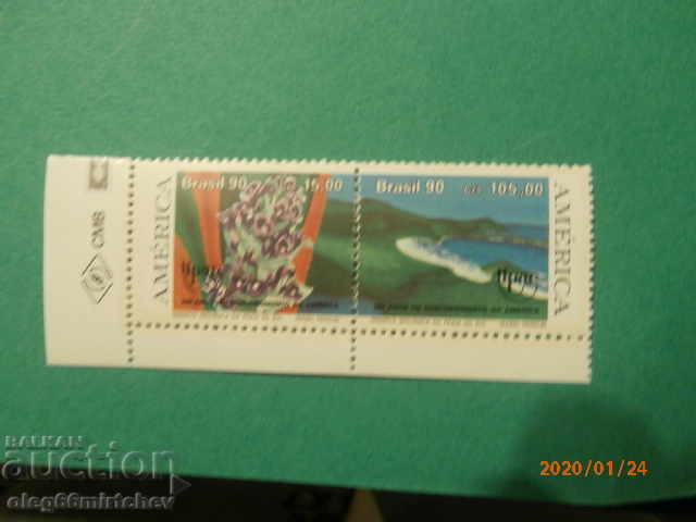 Brazil 1989 MI№ 2381/2 UNDERWATER PHOTOS Brazil 1989 MI№ 2381/2 UNDERWATER PHOTOS