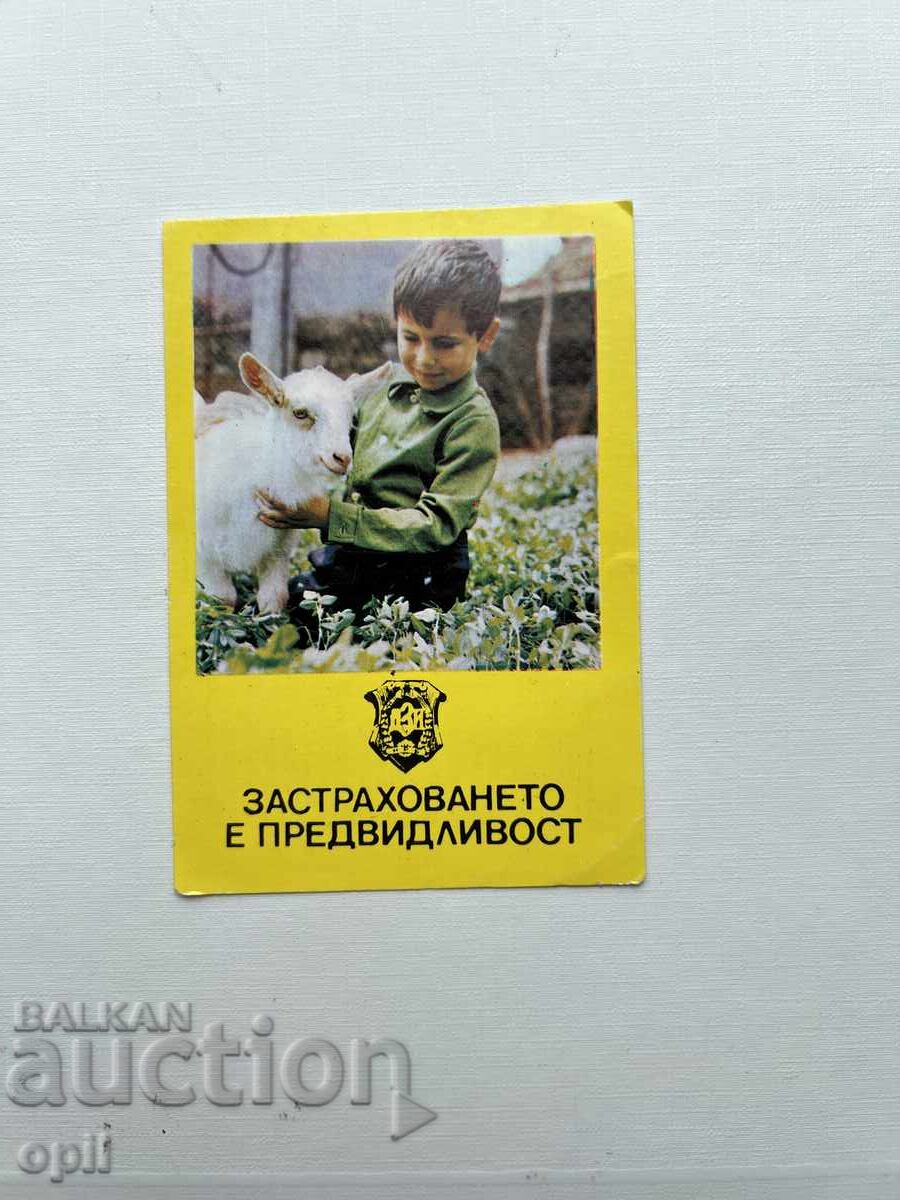 Calendar DZI 1981 Calendar DZI 1981