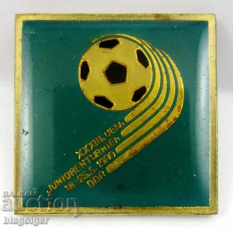 Παράδοση Επίσημο σήμα-Ευρωπαϊκό Πρωτάθλημα Ποδοσφαίρου-ΓΛΔ-1980