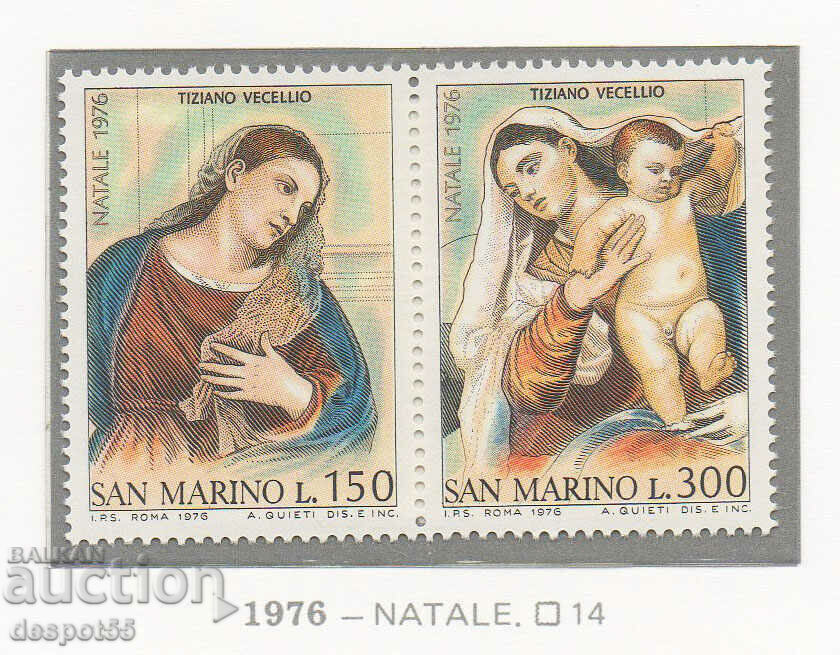 1976. Сан Марино. Коледа. 1976. Сан Марино. Коледа.