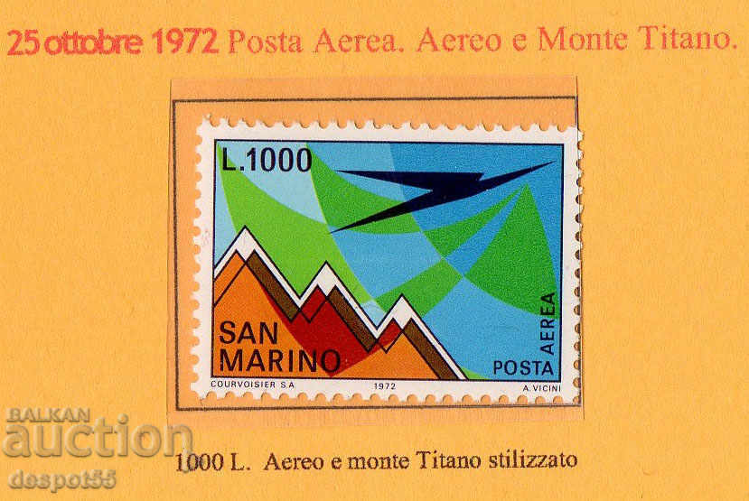 1972. San Marino. Airmail