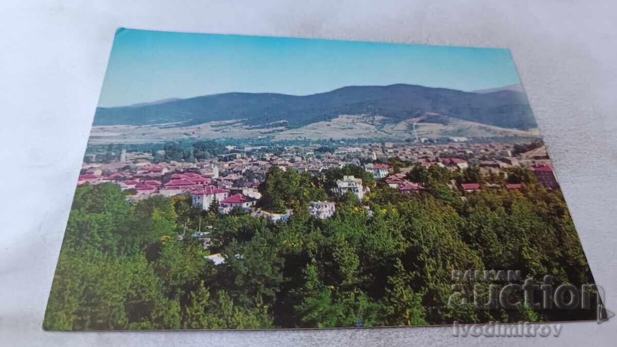 Пощенска картичка Велинград Кввартал Лъджене Общ изглед