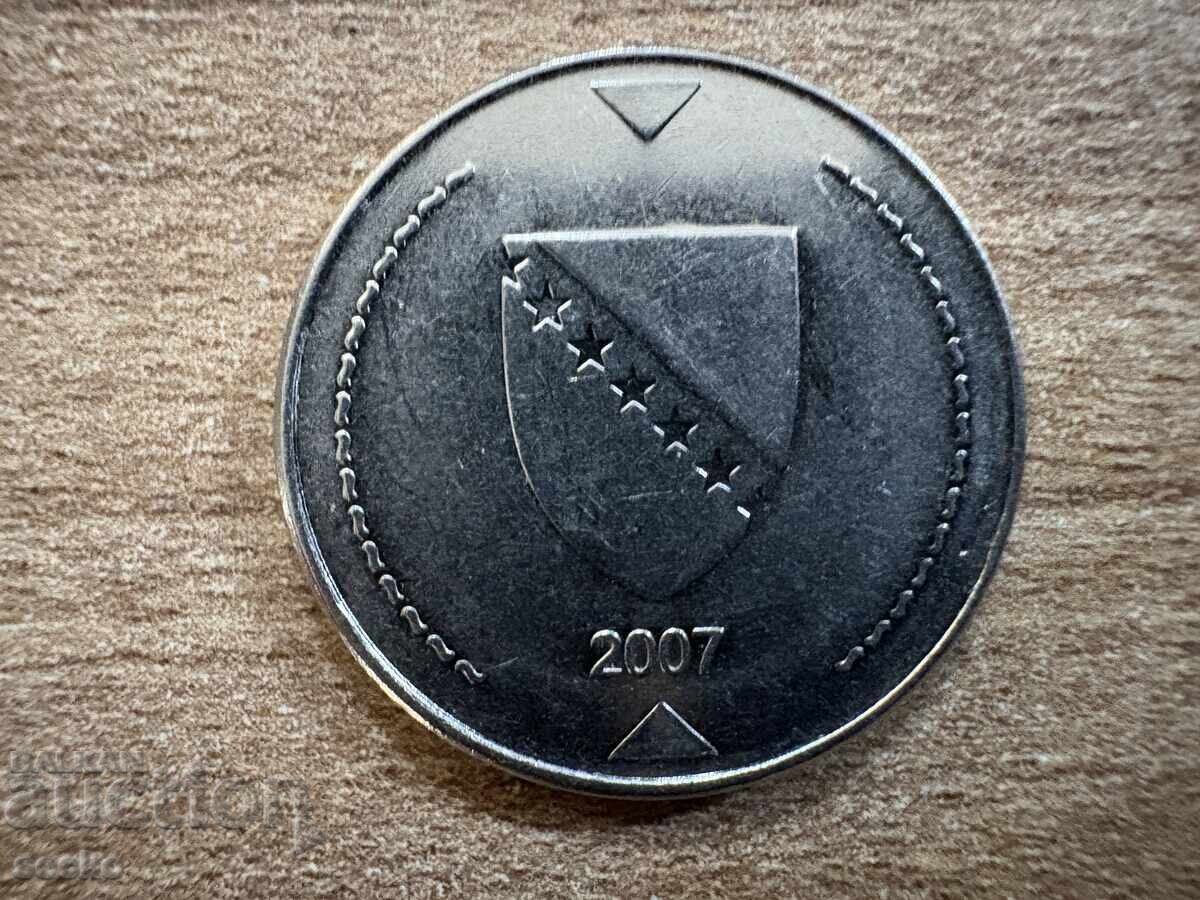 Bosnia - 1 Mark (2007) with price 1.35 BGN | € 0.69