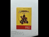 Calendar Telefon 1982