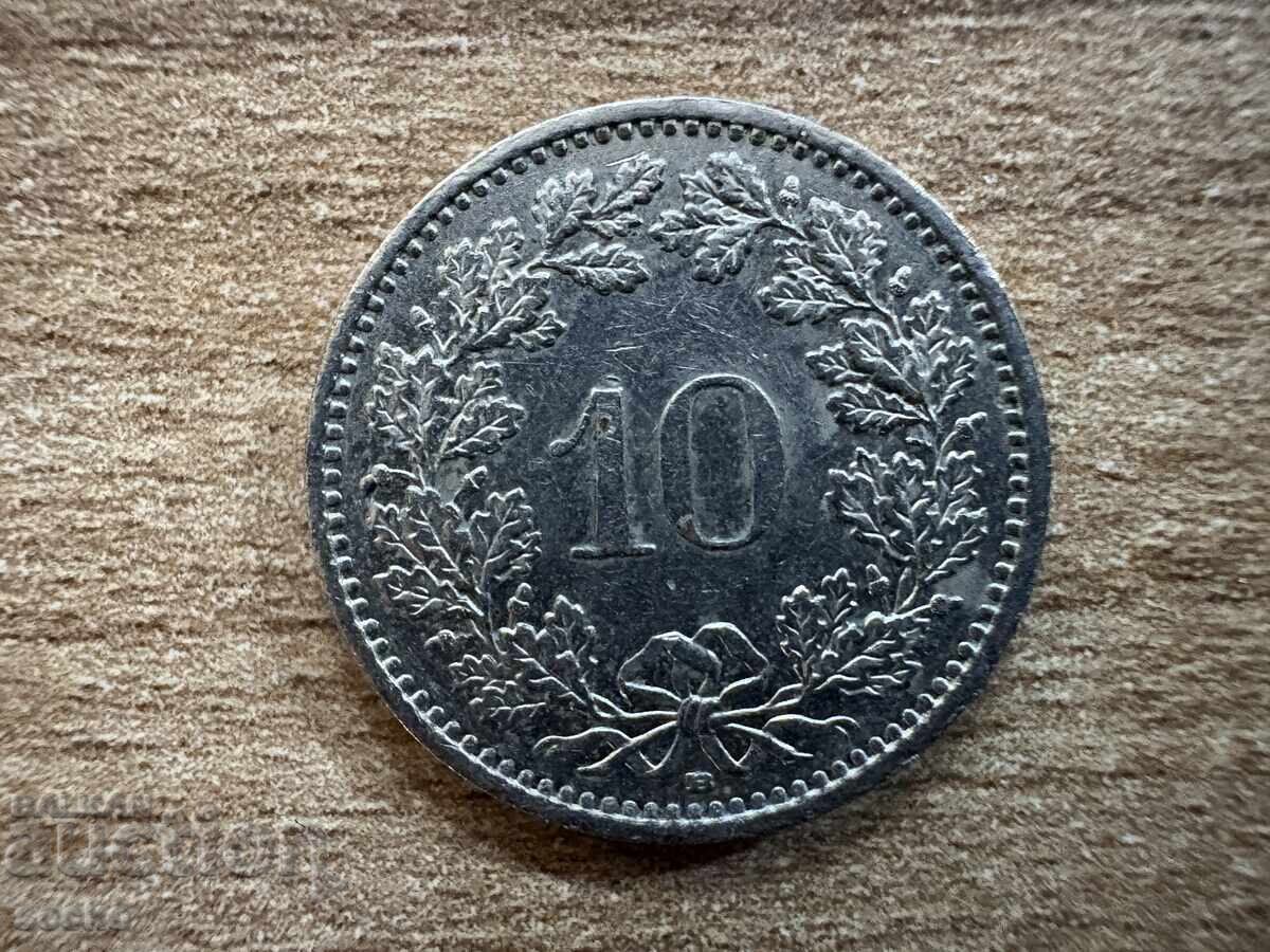 Ελβετία - 10 ραππεν (1990) Ελβετία - 10 ραππεν (1990)