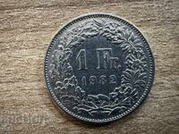 Ελβετία - 1 φράγκο (1982)