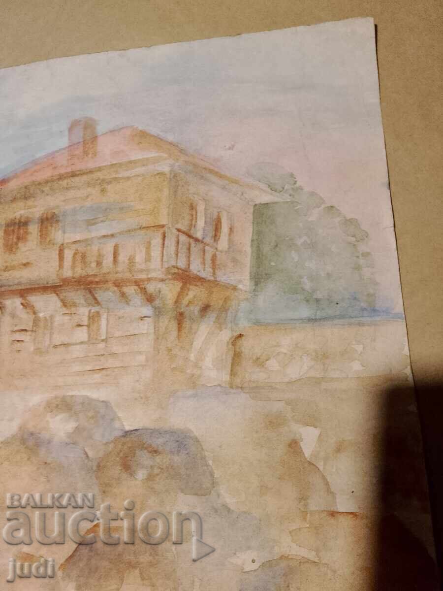 Auction Old watercolor Auction Old watercolor