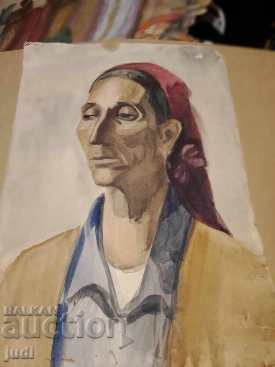 Old watercolor Old watercolor