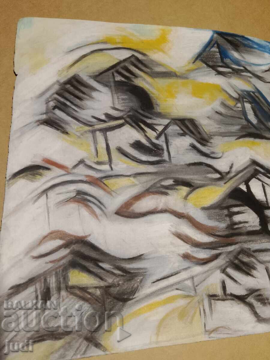 Ζωγραφική μεικτών μέσων με τιμή 30.00 BGN | € 15.34 Ζωγραφική μεικτών μέσων με τιμή 30.00 BGN | € 15.34