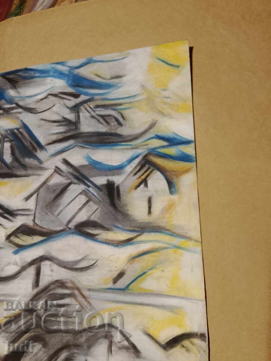 Δημοπρασία Ζωγραφική μεικτών μέσων Δημοπρασία Ζωγραφική μεικτών μέσων