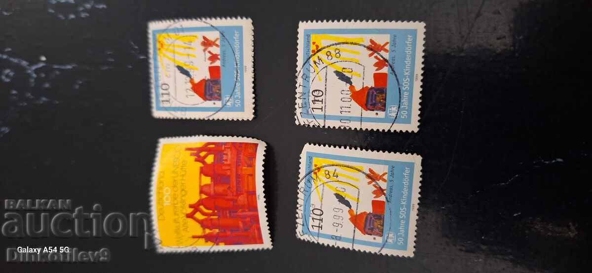 Auction  Collection of old postage stamps