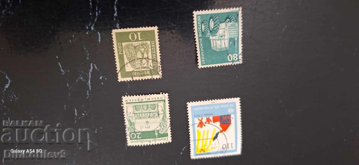 Delivery of Collection of old postage stamps