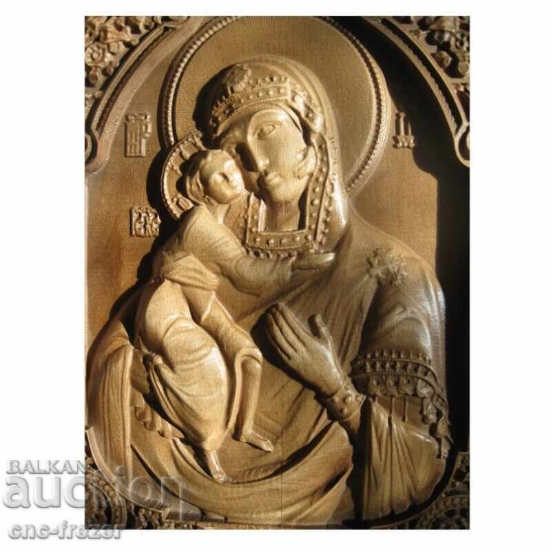 Παράδοση Ξυλόγλυπτη εικόνα "Παναγία" Παράδοση Ξυλόγλυπτη εικόνα "Παναγία"