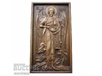 Sculptură în lemn Icoana Ioan Botezătorul