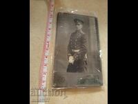 Снимка картон фотография Юнкер В. Бабаджов