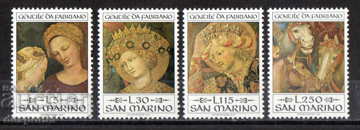 1973 San Marino. 600th Anniversary of the Birth of Gentile da Fabriano