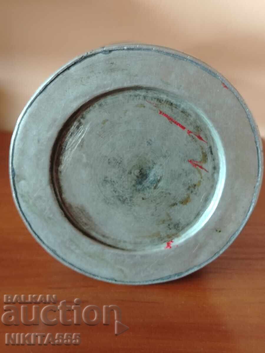 Παλιά ασημένια όμορφη βάση για ναργιλέ, βάζο, μπουκάλι - 6