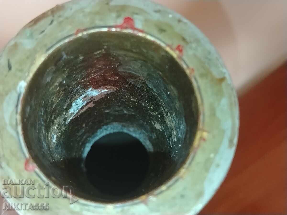 Παλιά ασημένια όμορφη βάση για ναργιλέ, βάζο, μπουκάλι - 7