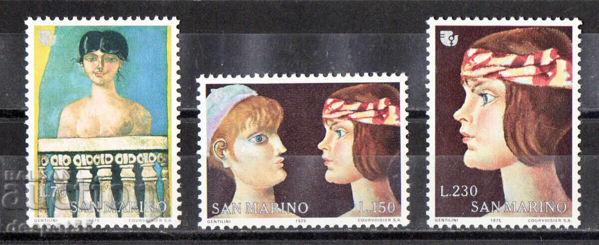 1975. Сан Марино. Международна година на жената. 1975. Сан Марино. Международна година на жената.