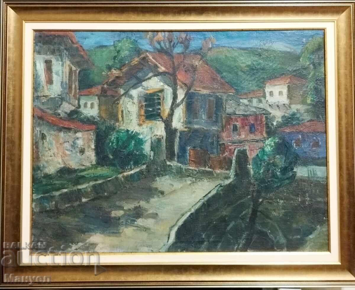 Wonderful landscape painting somewhere in the Rhodopes