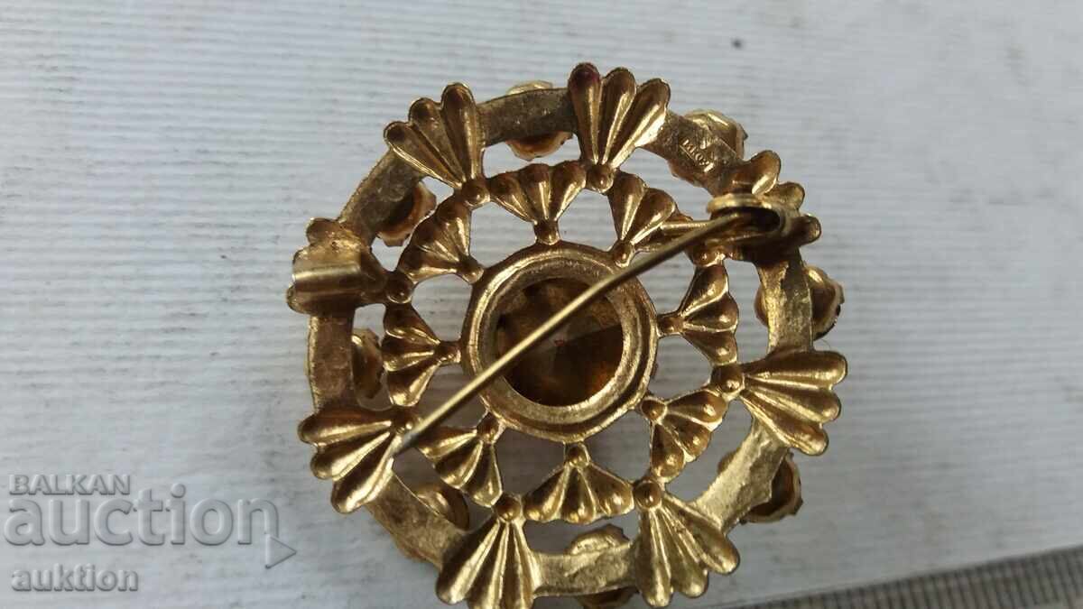 СТАРА БРОШКА С КАМЪНИ - 6