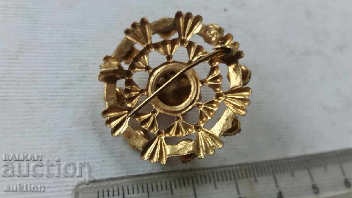 СТАРА БРОШКА С КАМЪНИ - 7