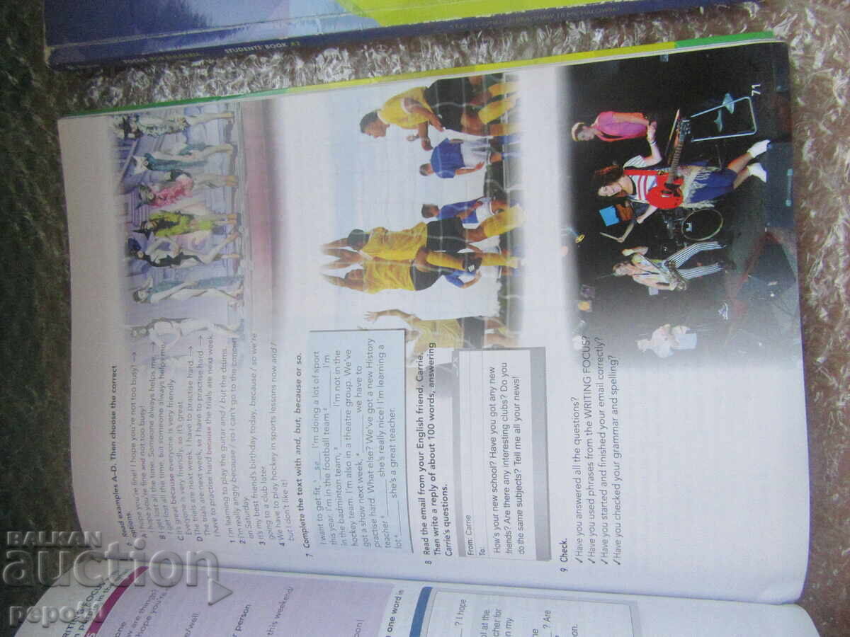 Auction ENGLISH LANGUAGE TEXTBOOK - parts 1 and 2, level A1 and A2 - 2017 Auction ENGLISH LANGUAGE TEXTBOOK - parts 1 and 2, level A1 and A2 - 2017