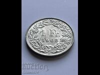 1 франк 1963 Швейцария