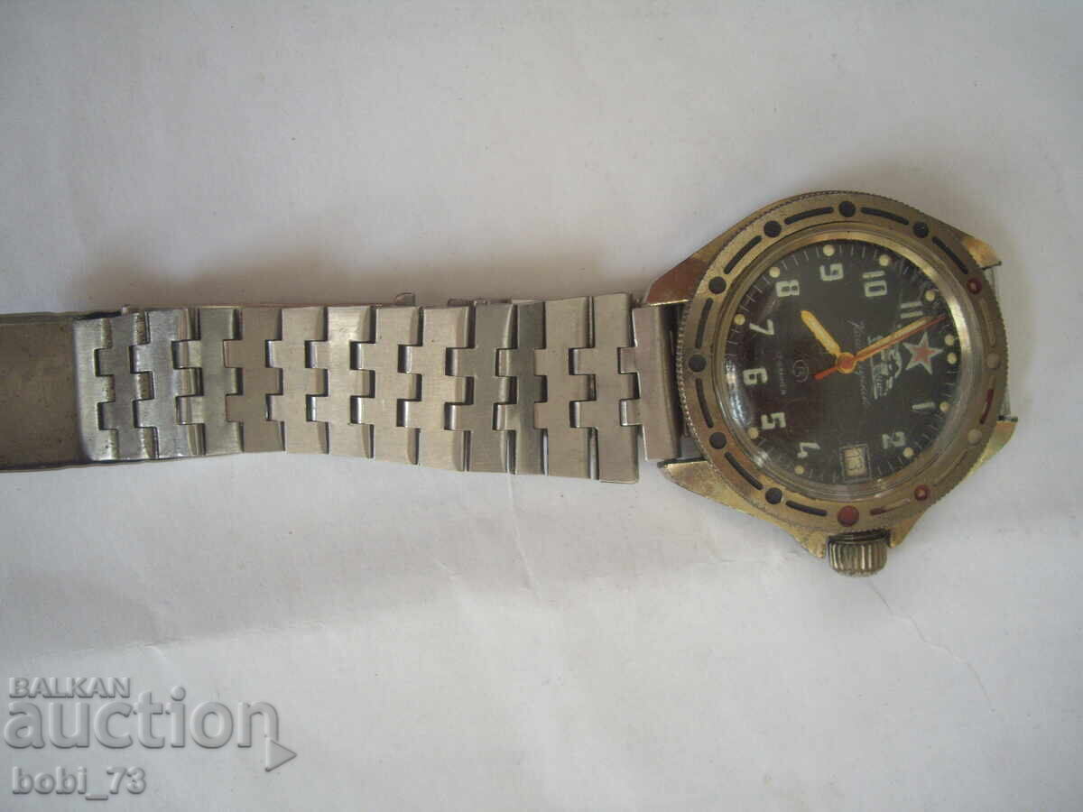 Old Russian Commander Watch