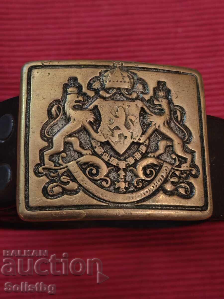 Centură din piele cu cataramă Regatul Bulgariei cu preț € 61.35 | 119.99 BGN