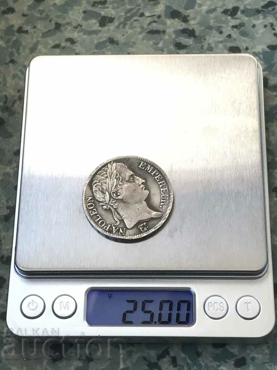 Delivery of France Empire 5 Francs 1811 Paris Napoleon Bonaparte Silver