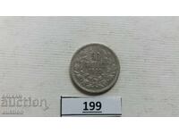 50 STOTINKI 1912 GODINA ARGINT PENTRU COLECȚIE