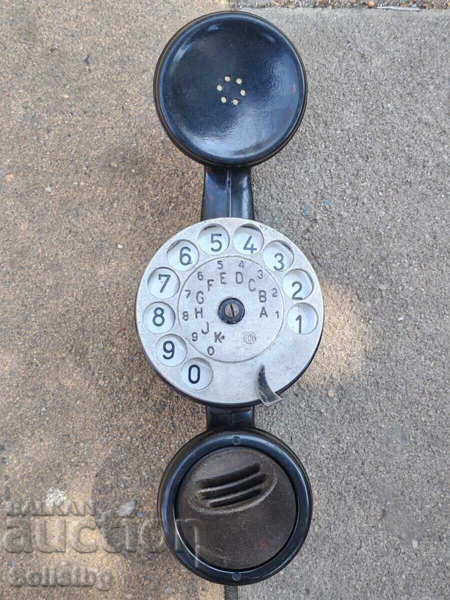 Αντίκα τηλέφωνο, δοκιμασμένο ακουστικό