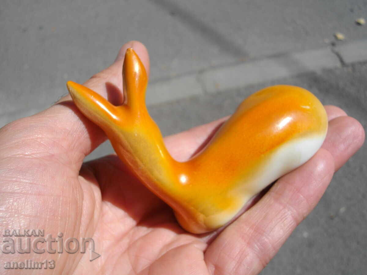 OLD BULGARIAN PORCELAIN DOE FAWN 1966 - 5