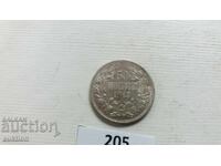 50 STOTINKI 1913 GODINA ARGINT PENTRU COLECȚIE