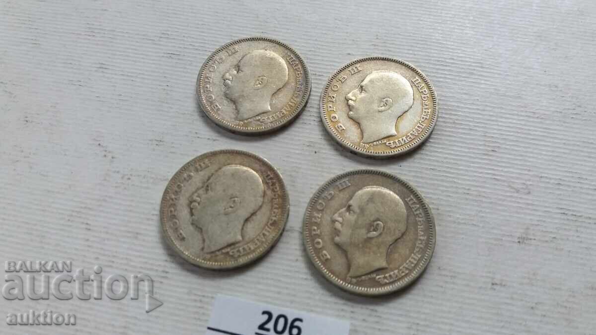20 LEVA - 1930 YEAR - SILVER - BORIS - 3 - 4 PIECES - 7 20 LEVA - 1930 YEAR - SILVER - BORIS - 3 - 4 PIECES - 7